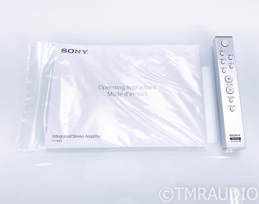 Sony TA-A1ES Stereo Integrated Amplifier; TAA1ES; Silver