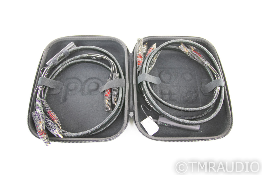 AudioQuest Rocket 88 Bi-Wire Speaker Cables; 6ft Pair; Gold Plated; 72v DBS