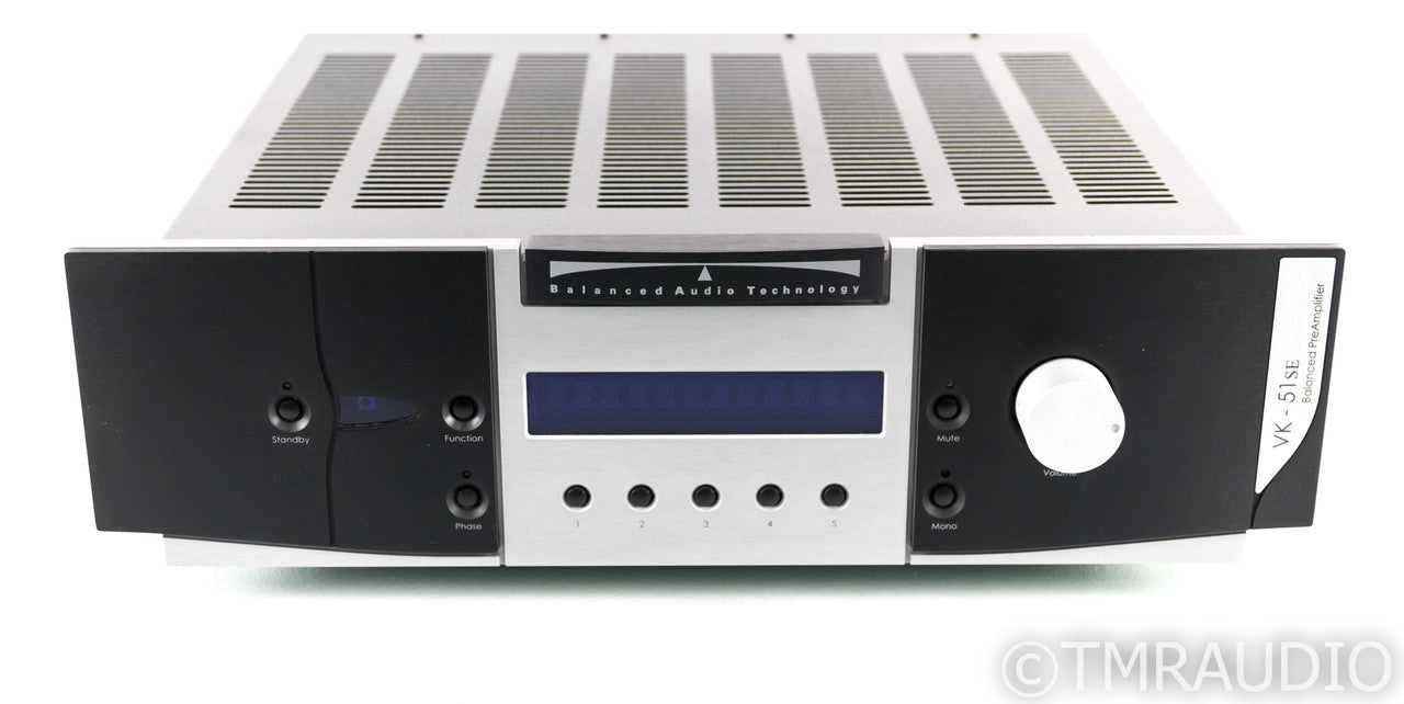 BAT VK-51SE Stereo Tube Preamplifier; Balanced Audio Technology VK51SE
