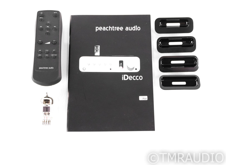 Peachtree iDecco Stereo Integrated Tube Hybrid Amplifier; iPod; Gloss Black