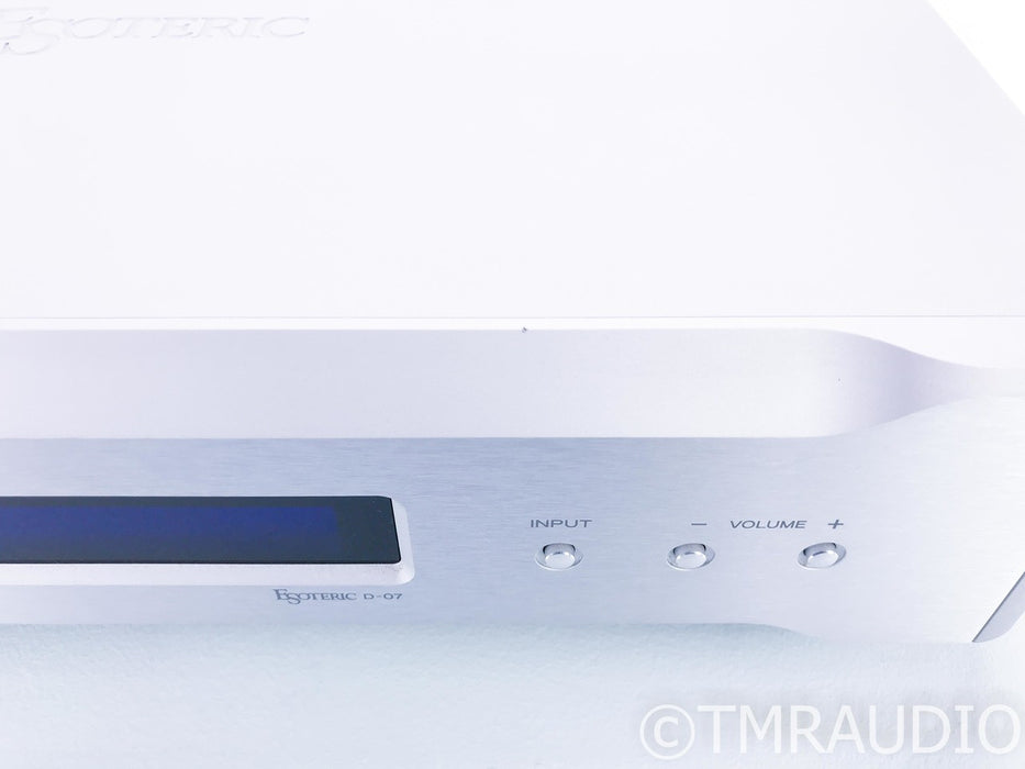 Esoteric D-07 DAC; D07; D/A Converter