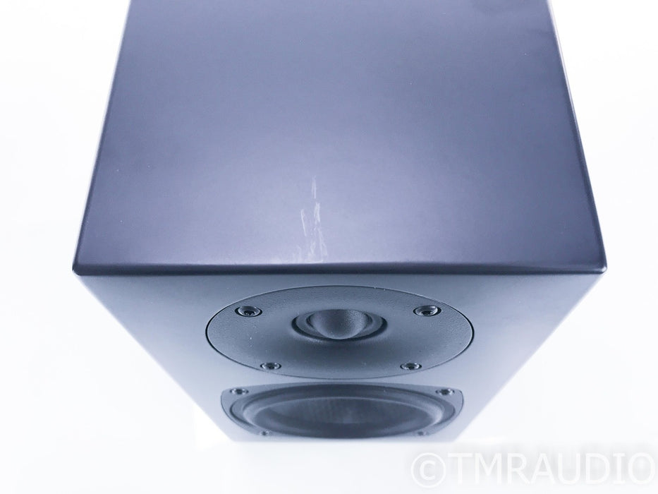 Totem Kin Mini Bookshelf Speakers; Black Pair