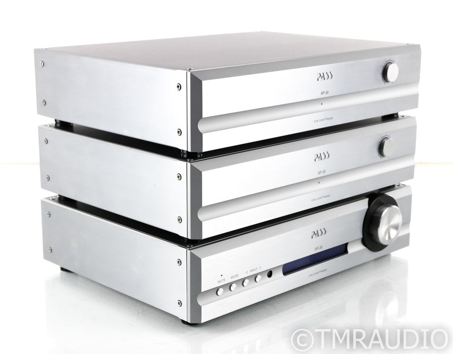 Pass Labs XP-30 Mono Preamplifier; Pair w/ Control Unit; XP30; Remote