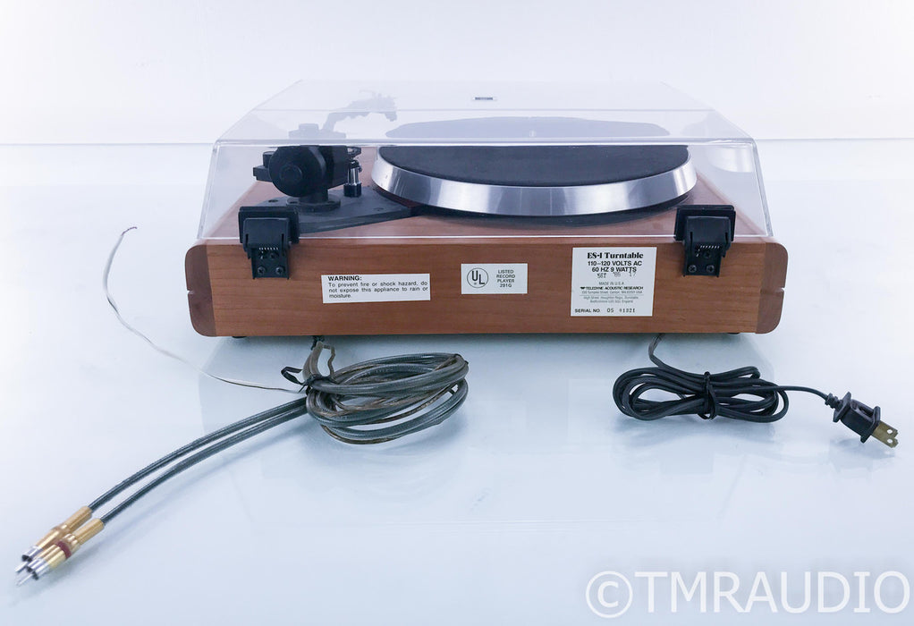 Acoustic Research ES-1 Turntable; Sumiko Premier MMT; Shure V15 Type V-MR