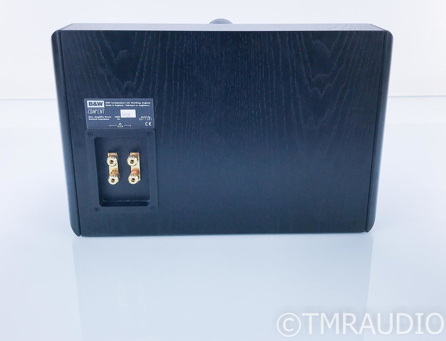 B&W CMD CNT Center Channel Speaker; Black Ash