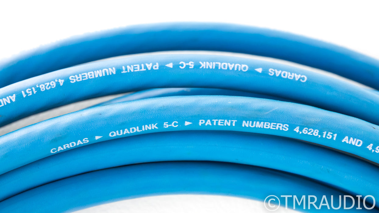 Cardas Quadlink 5-C Speaker Cables; 4m Pair
