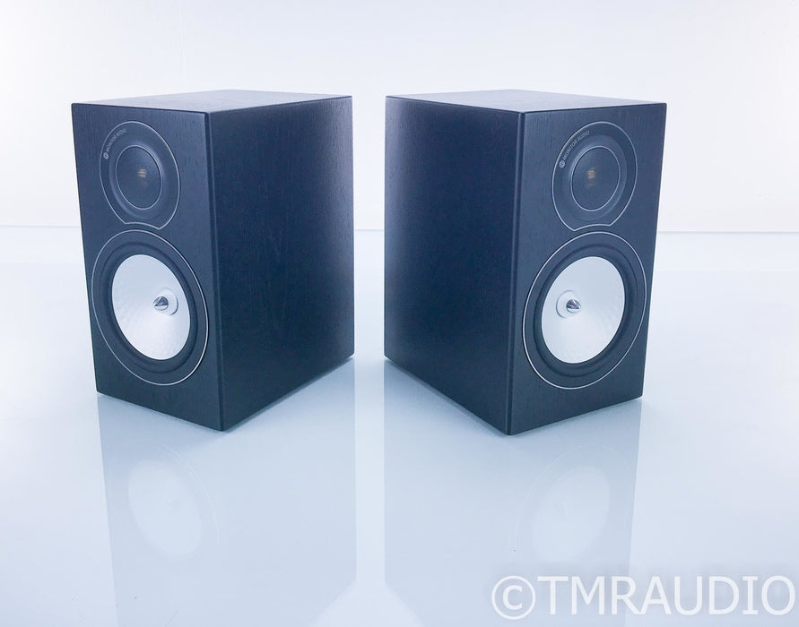 Monitor Audio Silver RX1 Bookshelf Speakers; Black Oak Pair