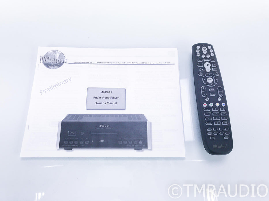 McIntosh MVP891 DVD Player / Network Streamer; MVP-891