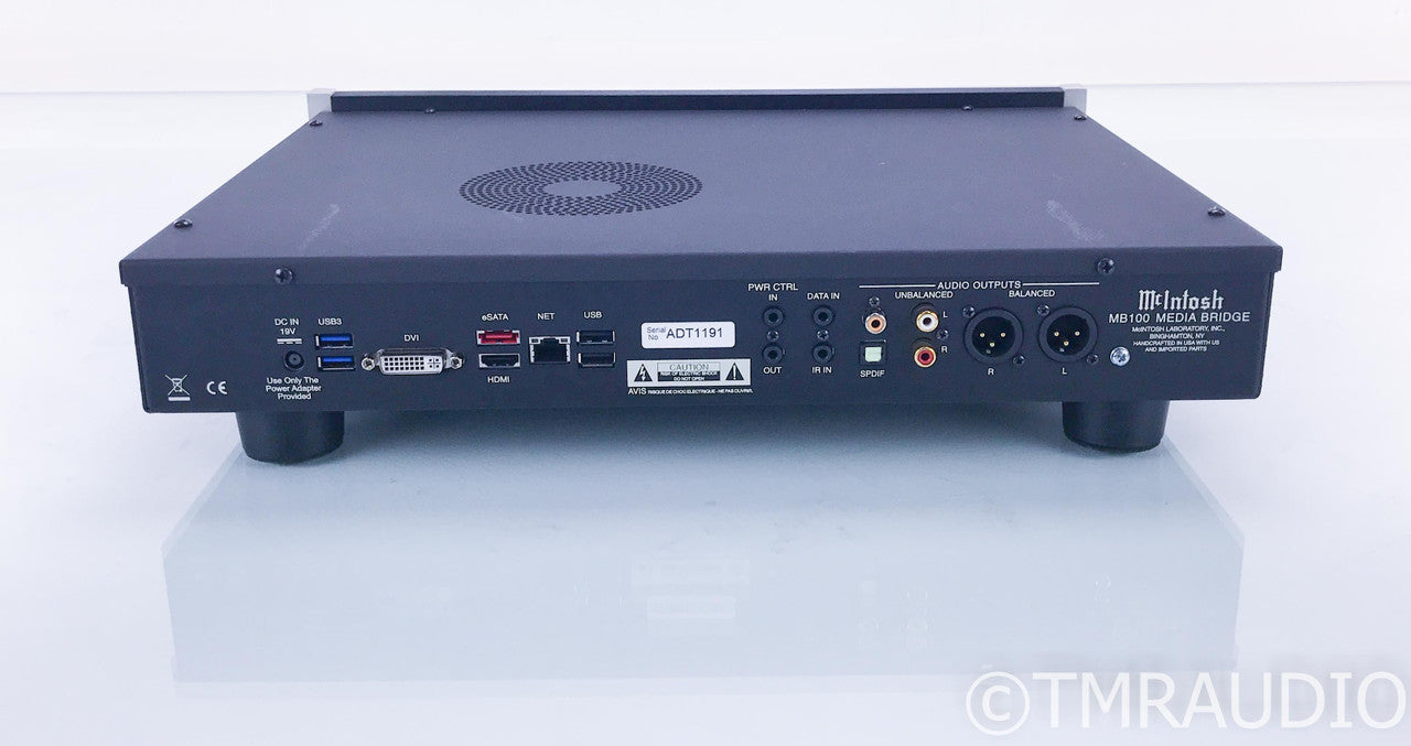 McIntosh MB100 Media Bridge; Network Streamer; 1TB HDD; MB-100; Remote