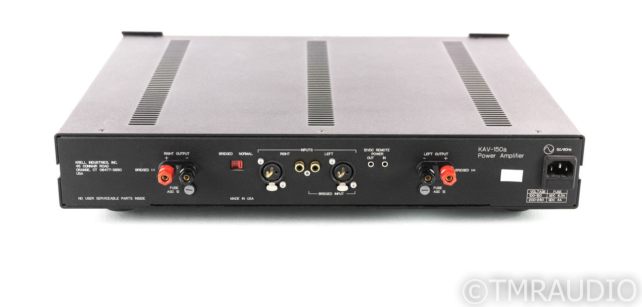 Krell KAV-150a Stereo Power Amplifier; KAV150A