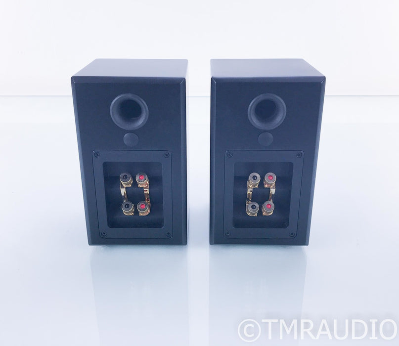 Totem Kin Mini Bookshelf Speakers; Black Pair