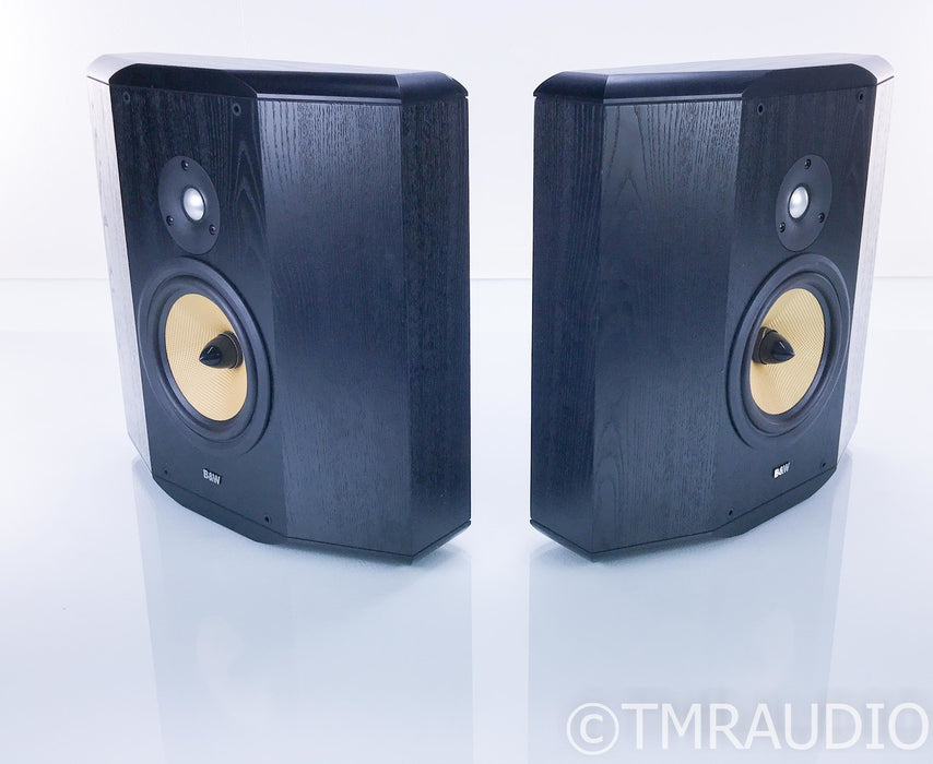 B&W CDM SNT On-Wall Surround / Satellite Speakers; Black Ash Pair