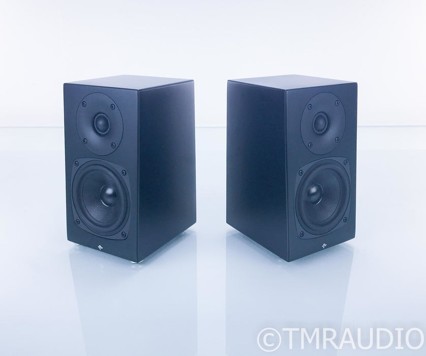 Totem Kin Mini Bookshelf Speakers; Black Pair