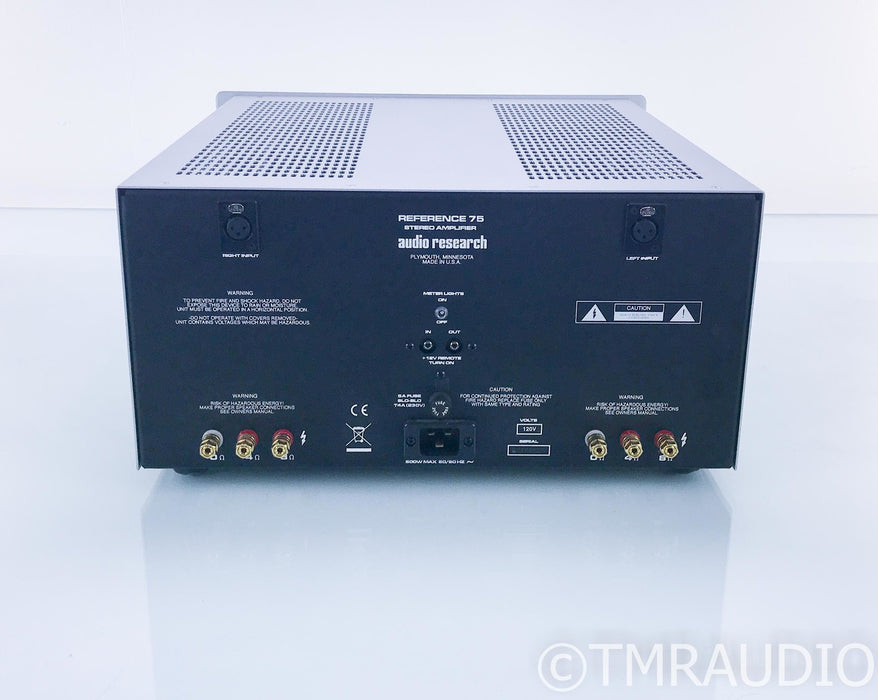 Audio Research Reference 75 Stereo Tube Power Amplifier; ARC REF75