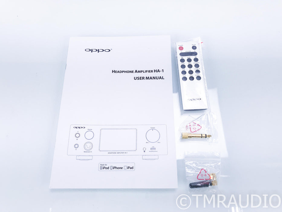 Oppo HA-1 Balanced Headphone Amplifier / DAC; HA1; USB; Bluetooth; Remote