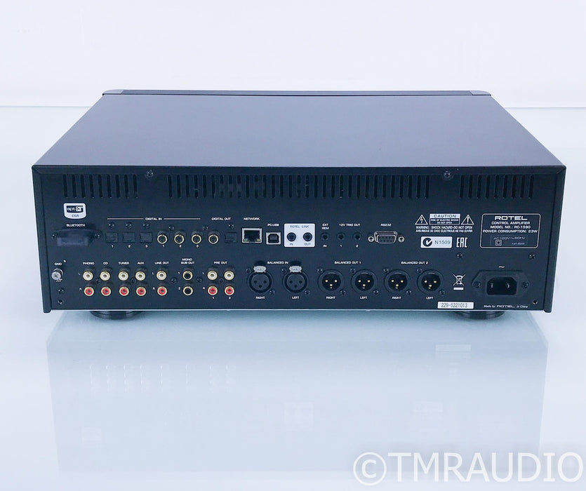 Rotel RC-1590 2.2 Channel Preamplifier; RC1590; Bluetooth; Remote