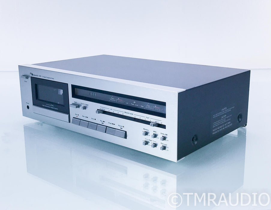 Nakamichi 480 2-Head Cassette Deck; Tape Recorder; AS-IS (Does Not Play Tapes)