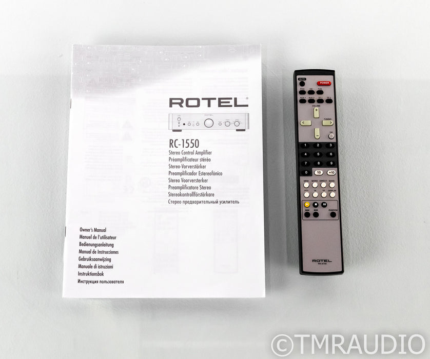 Rotel RC1550 Stereo Preamplifier; RC-1550