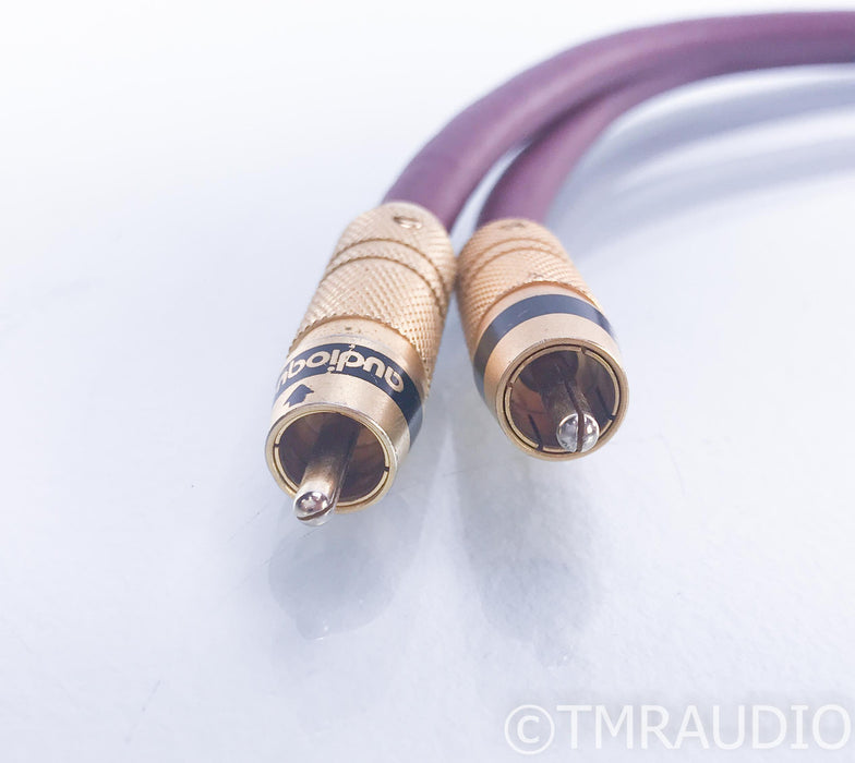 Audioquest Ruby X3 Hyperlitz RCA Cables; 2m Pair Interconnects