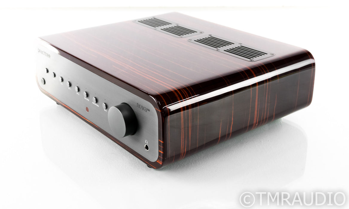 Peachtree Nova 300 Stereo Integrated Amplifier; Gloss Ebony; Remote; MM Phono