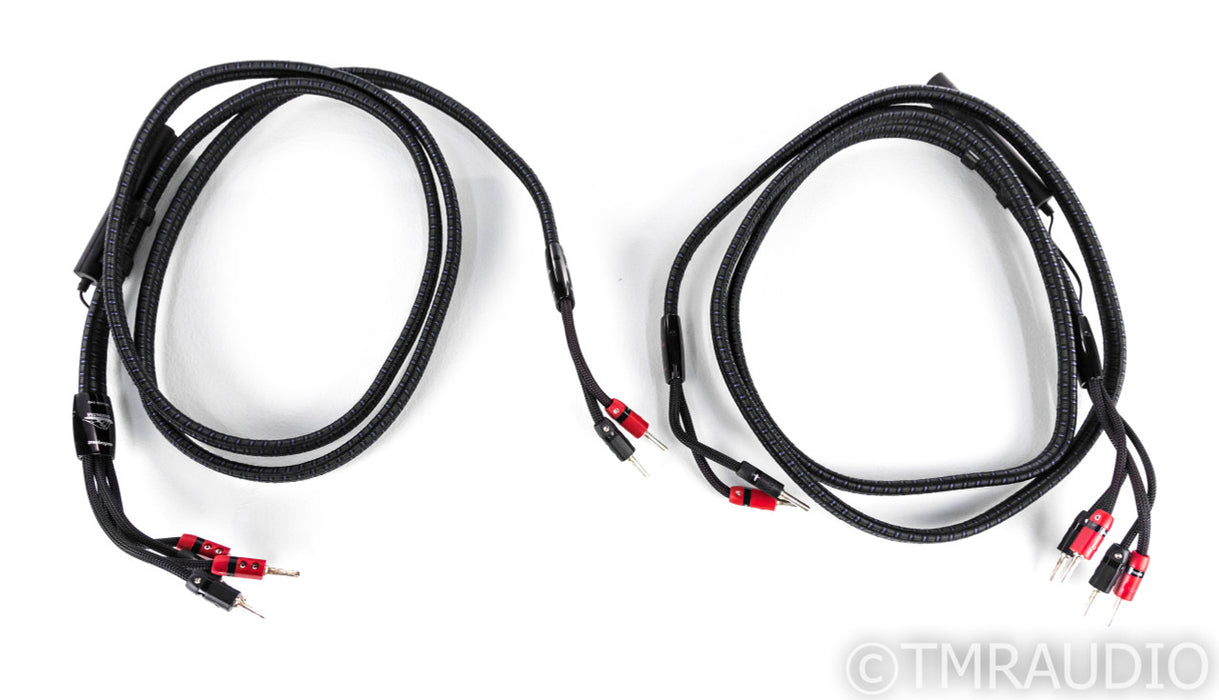 AudioQuest Gibraltar Bi-Wire Speaker Cable; 8ft Pair; 72v DBS