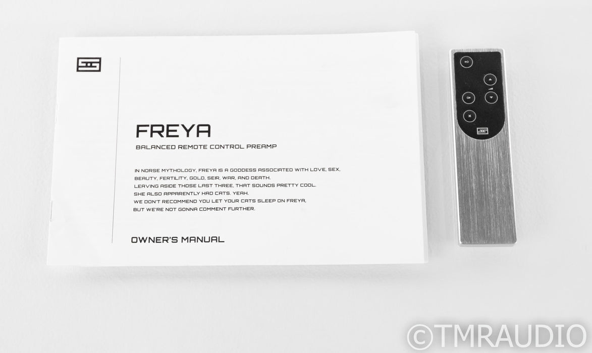 Schiit Freya Stereo Tube Preamplifier; Remote