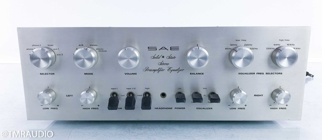 SAE Mark One Vintage Stereo Preamplifier