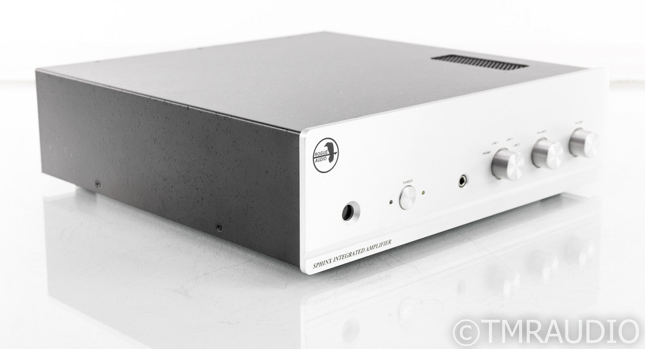 Rogue Audio Sphinx v2 Stereo Tube Integrated Amplifier; Silver; Remote; MM Phono