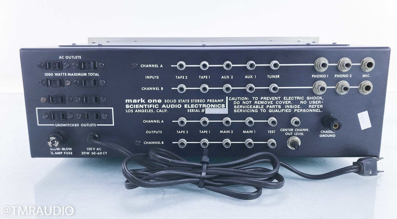 SAE Mark One Vintage Stereo Preamplifier