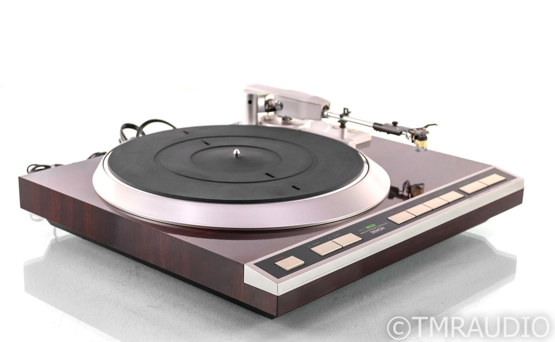 Denon DP-45F Vintage Direct Drive Turntable; DL-60 MM Cartridge; AS-IS (Damaged)
