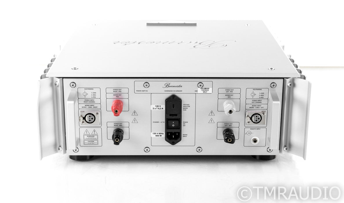 Burmester 956 MK2 Stereo Power Amplifier; Less than one month!
