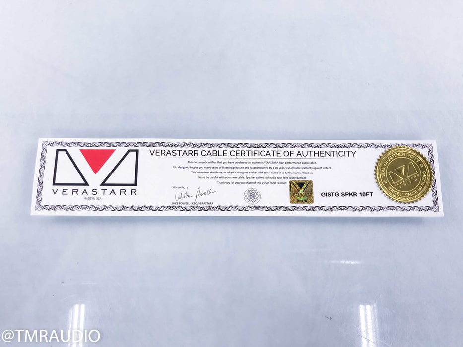 Verastarr Grand Illusion Statement Gold Speaker Cables