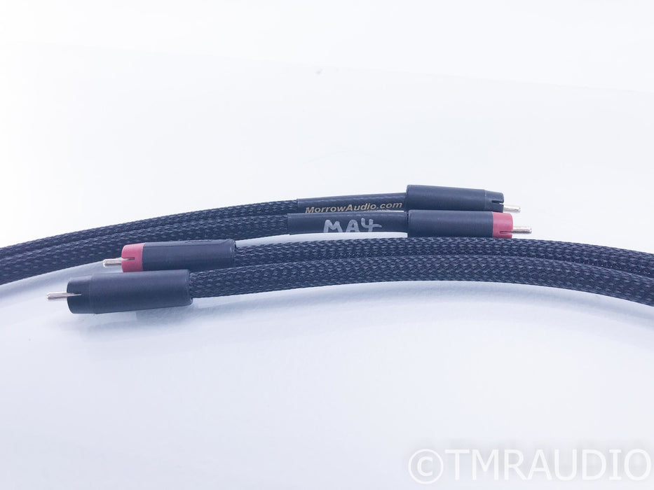 Morrow Audio MA4 Reference RCA Cables; 1.5m Pair Interconnects