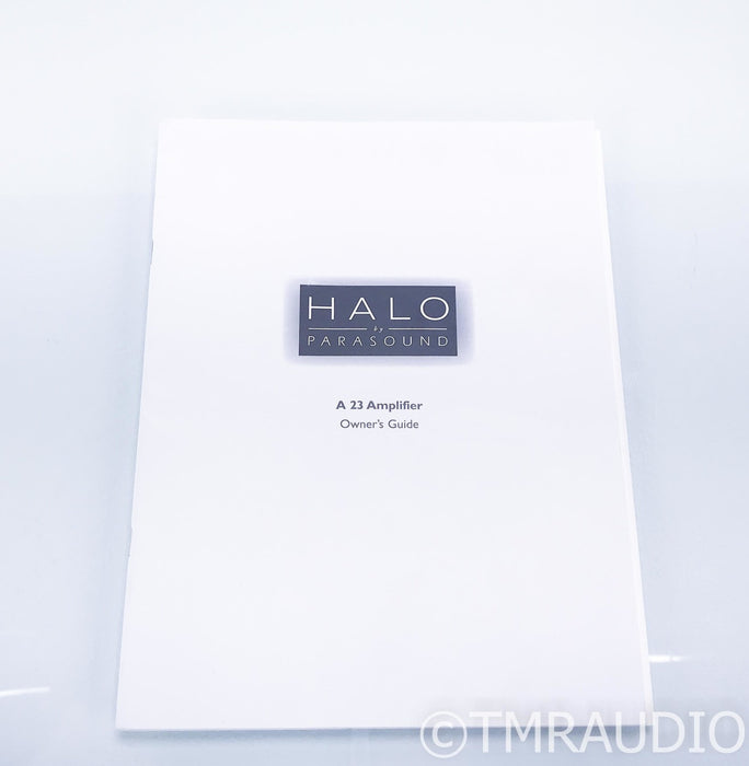 Parasound Halo A23 Stereo Power Amplifier; A-23