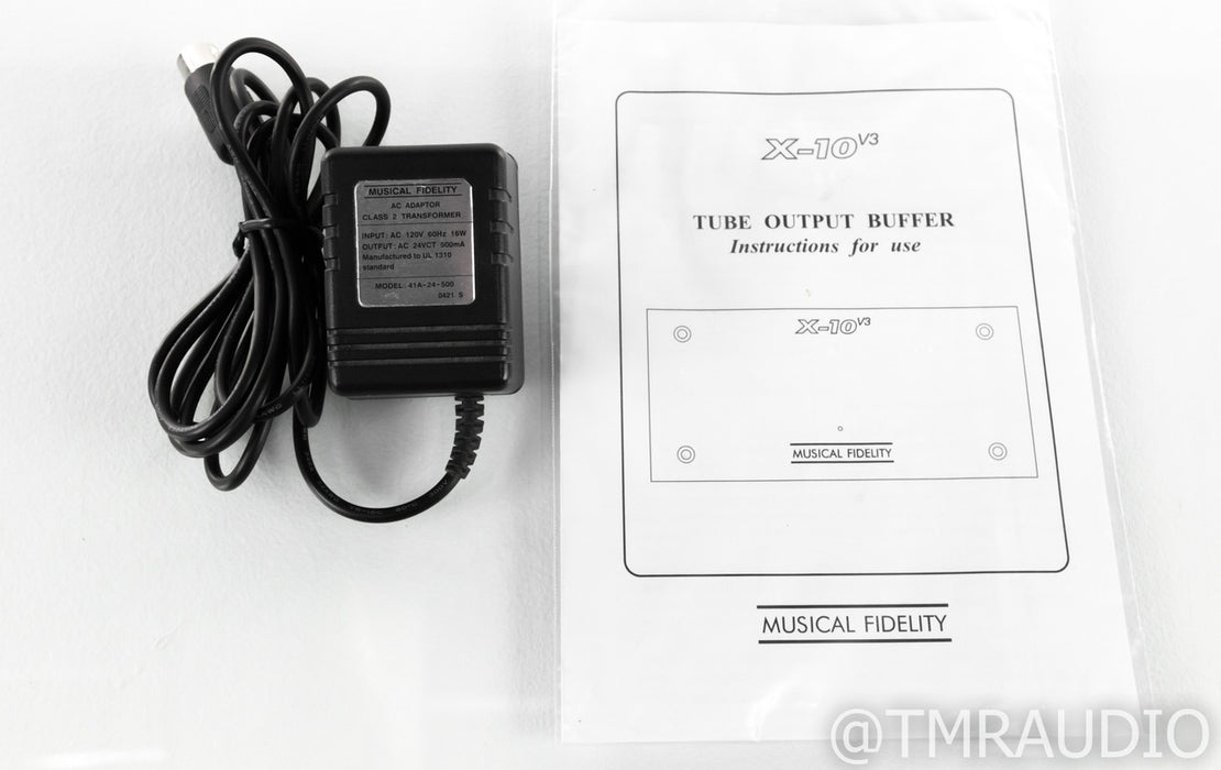 Musical Fidelity X-10V3 Stereo Tube Buffer; X10 V3