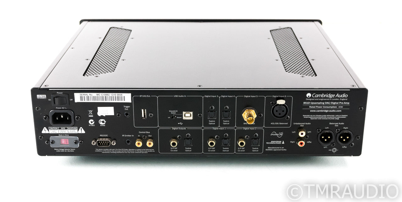 Cambridge Audio Azur 851D DAC; D/A Converter; 851-D