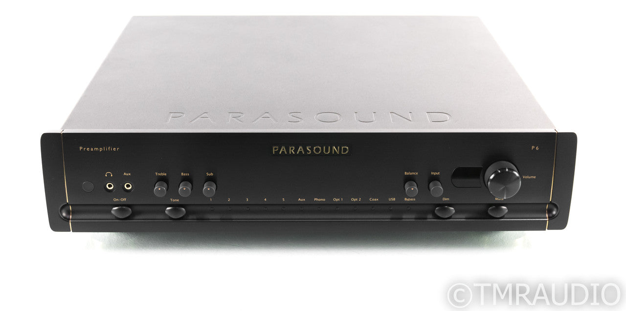 Parasound P6 2.1 Channel Preamplifier; P-6; Remote
