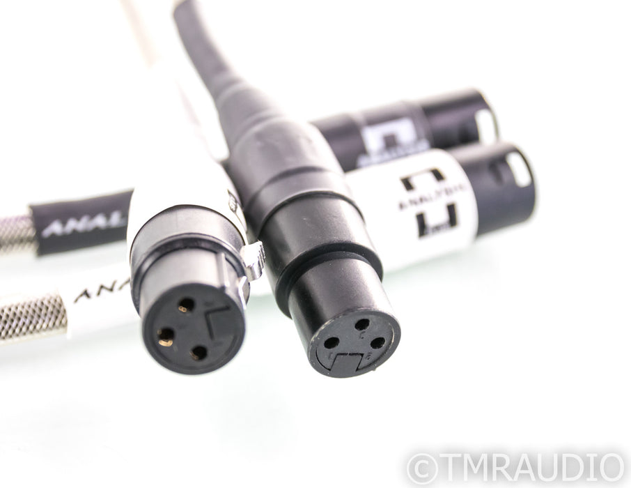 Analysis Plus Silver Oval XLR Cables; 4.8m Pair Balanced Interconnects