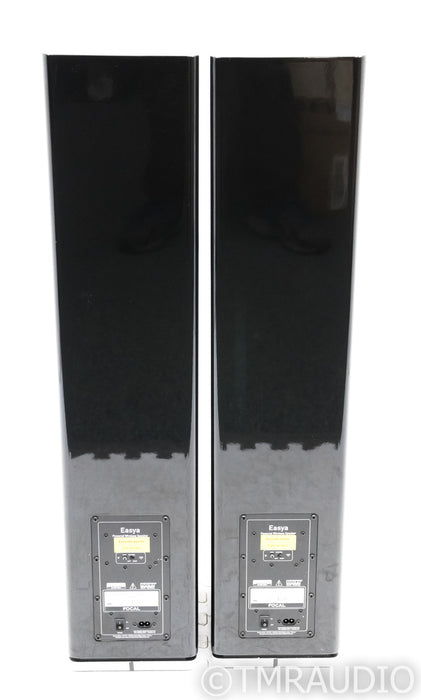 Focal Easya Wireless Powered Floorstanding Speakers; Black Pair; Hub Transmitter