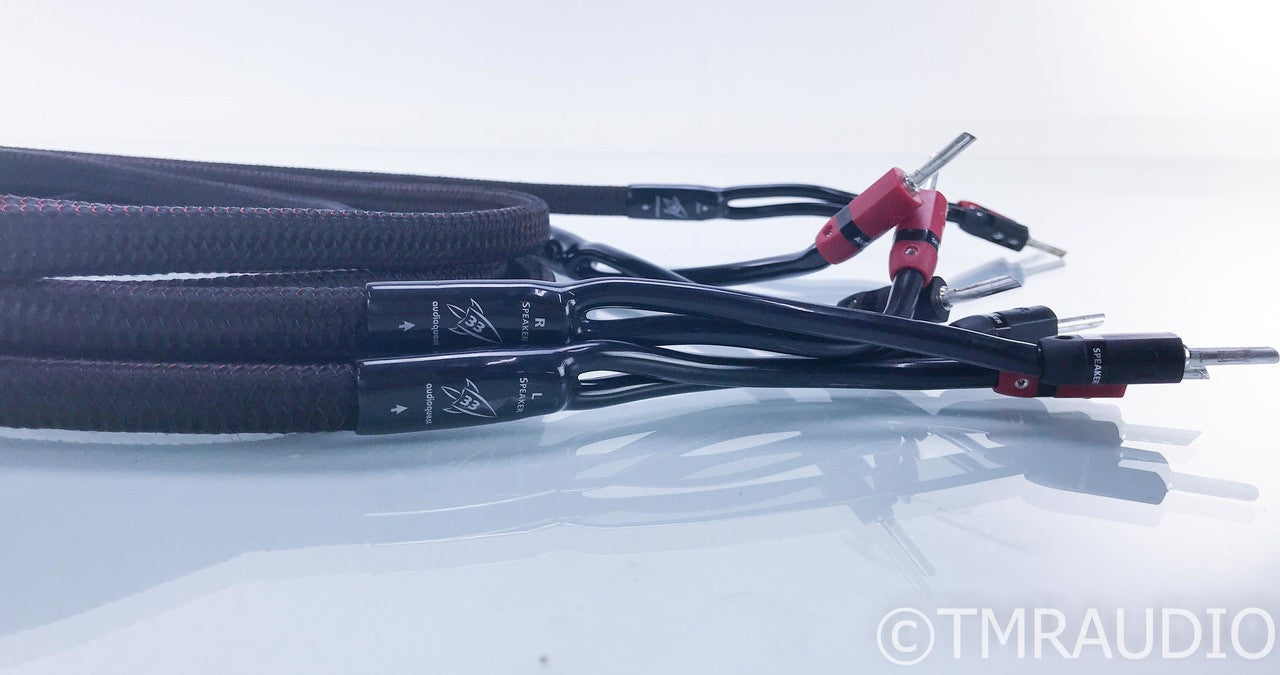 AudioQuest Rocket 33 Speaker Cables; 8ft Pair