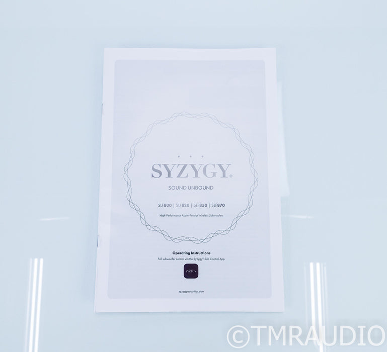 Syzygy SLF870 12" Powered Subwoofer; Wireless