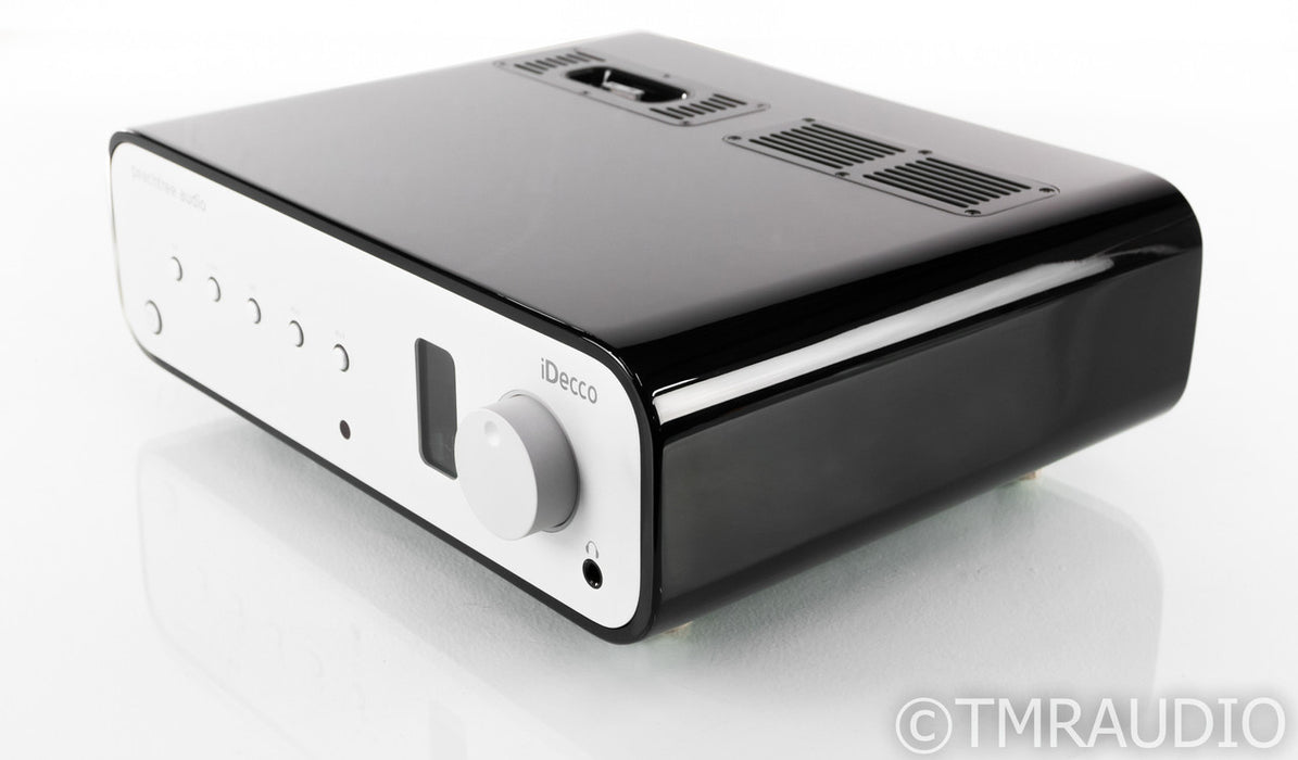 Peachtree iDecco Stereo Integrated Tube Hybrid Amplifier; iPod; Gloss Black
