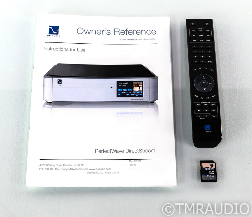 PS Audio PerfectWave DirectStream DAC; D/A Converter w/ Bridge II; Remote (Used)