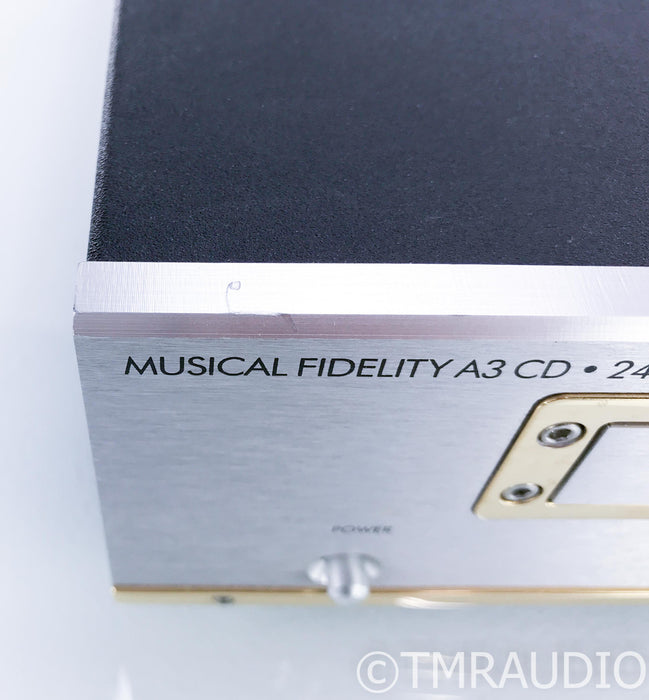 Musical Fidelity A3 CD 24-Bit CD Player / Transport; Remote; 230V
