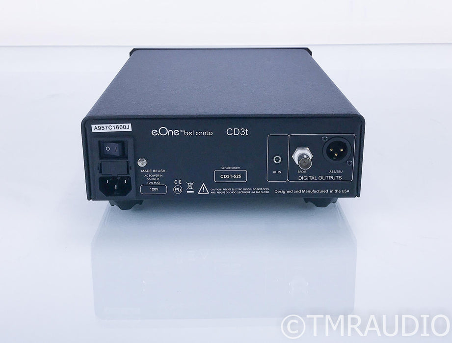 Bel Canto CD3t CD Transport; CD-3t; Remote; MINT