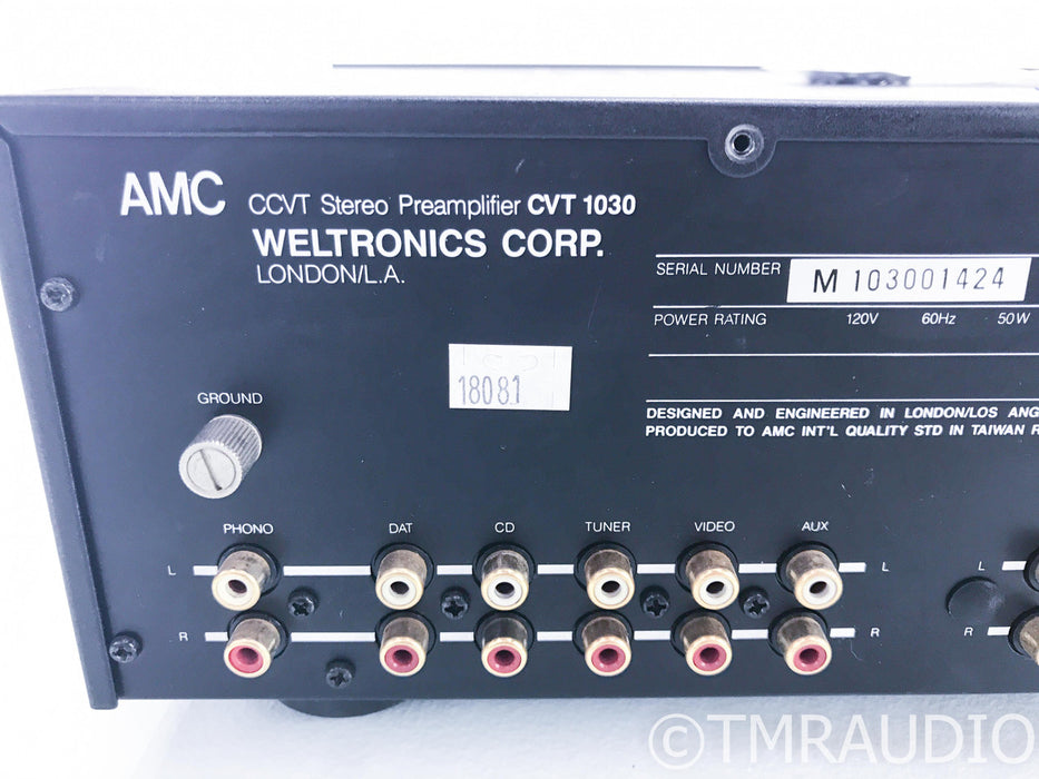 AMC CVT1030S Stereo Tube Preamplifier; CVT-1030S