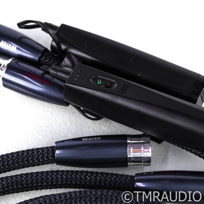 AudioQuest Water XLR Cables; 2m Pair Balanced Interconnects; 72v DBS