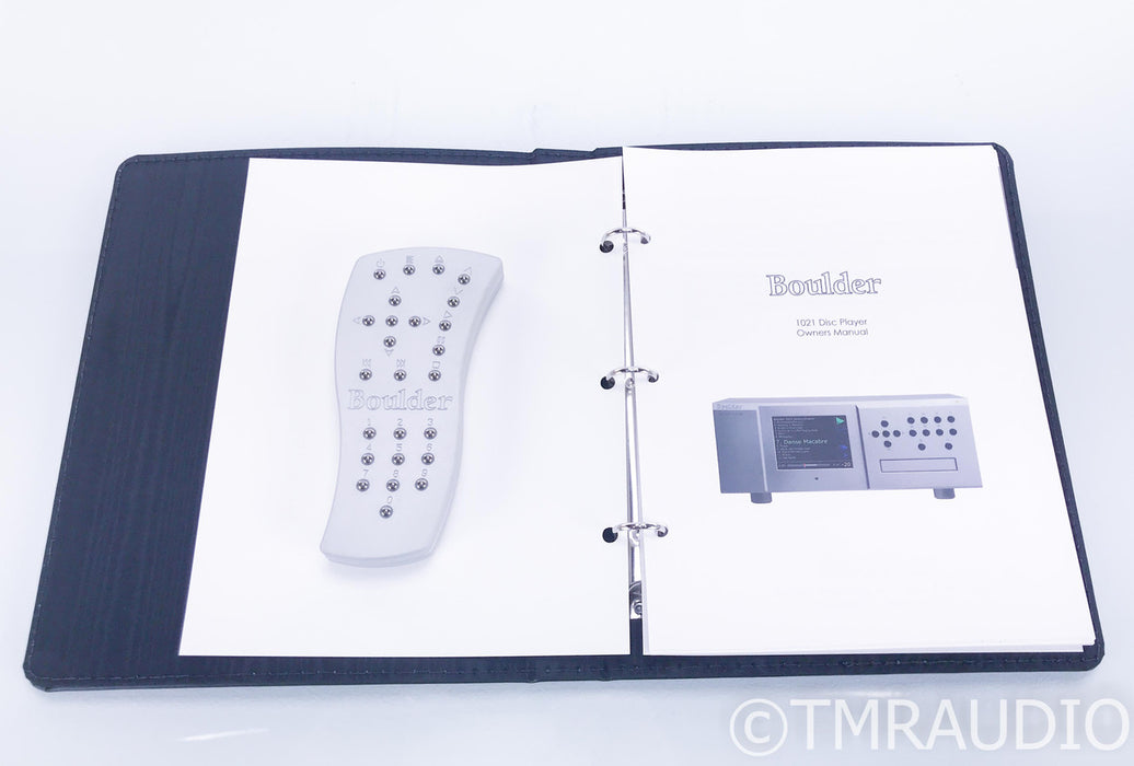 Boulder 1021 CD Player; Remote