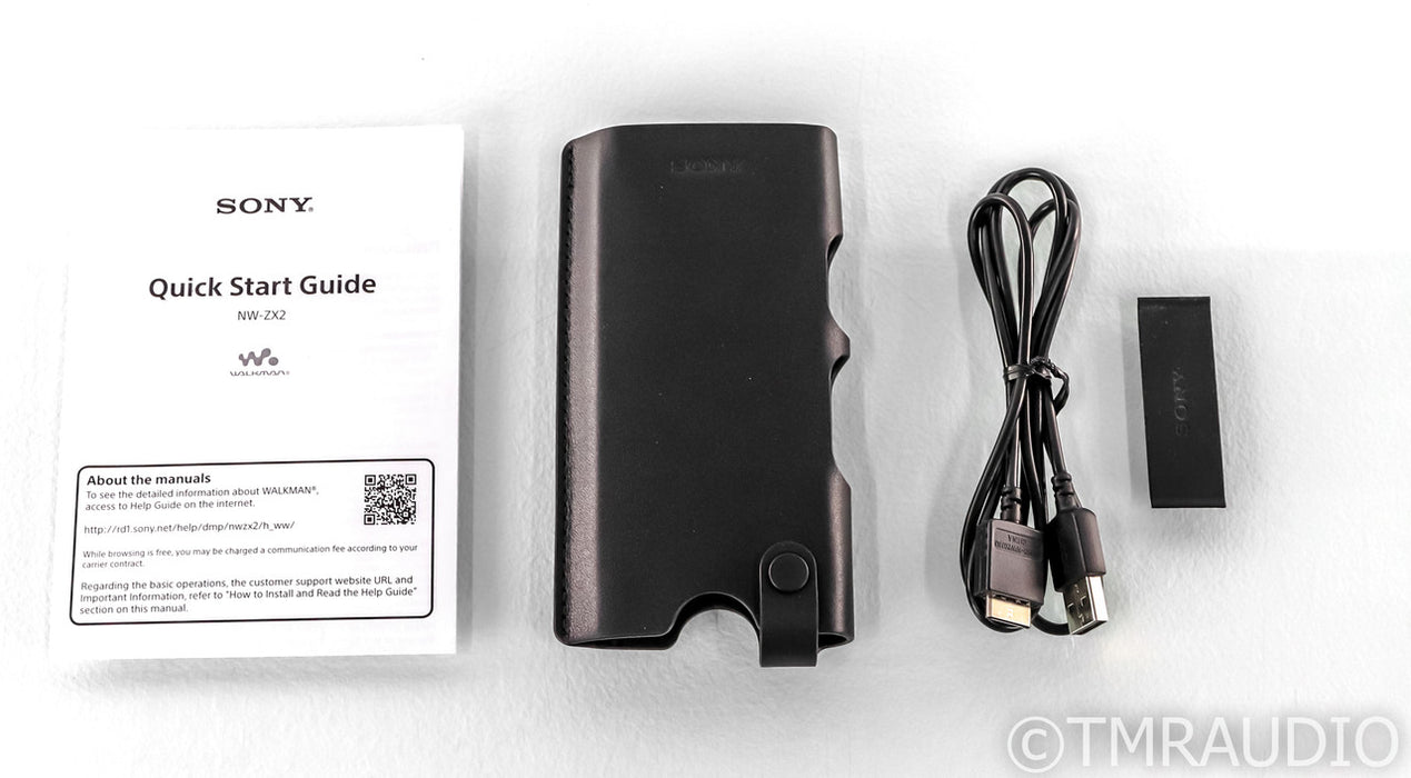 Sony Walkman NW-ZX2 Portable Music Player; NWZX2; 128GB + 256GB SD Card