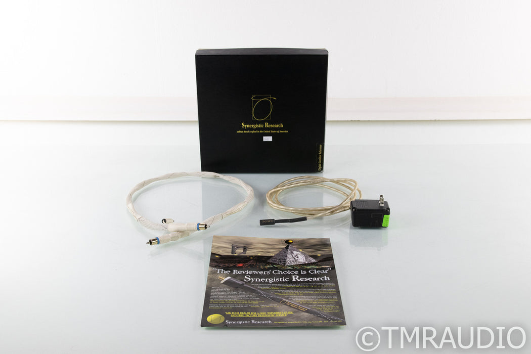 Synergistic Research Digital Corridor Reference RCA Coaxial Cable; 1m w/ MPC